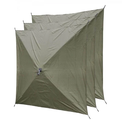 CLAM Quick-Set Escape 12 X 12 Foot Portable Pop-Up Camping Outdoor Gazebo Screen Tent Canopy Shelter And Carry Bag With Wind And Sun Panels Sets, Green 4 CLAM Quick-Set Escape 12 X 12 Foot Portable Pop-Up Camping Outdoor Gazebo Screen Tent Canopy Shelter And Carry Bag With Wind And Sun Panels Sets, Green - Image 2