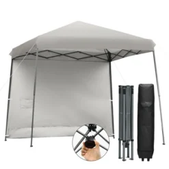 Costway 10ft X 10ft Pop Up Tent Slant Leg Canopy W/ Roll-up Side Wall 26 Costway 10ft X 10ft Pop Up Tent Slant Leg Canopy W/ Roll-up Side Wall -OUTSUNNY Sales GUEST 03f150fa b6c5 469c a447 97823a1ec029
