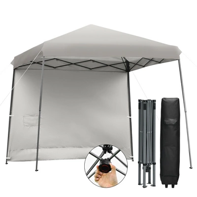 Costway 10ft X 10ft Pop Up Tent Slant Leg Canopy W/ Roll-up Side Wall 13 Costway 10ft X 10ft Pop Up Tent Slant Leg Canopy W/ Roll-up Side Wall - Image 11