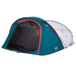 Decathlon Quechua Quechua 2 Seconds XL Fresh & Black Waterproof Pop Up Camping Tent 3 Person