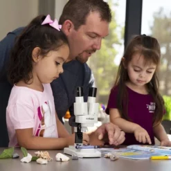 Premium Rock And Mineral Collecting Kit With Kids' 20X Portable Dual-Light Stereo Microscope - AmScope -OUTSUNNY Sales GUEST 070cc454 dd6b 4dff 9641 32e2d2f575cc