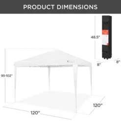 Best Choice Products 10x10ft Pop Up Canopy Outdoor Portable Adjustable Instant Gazebo Tent W/ Carrying Bag -OUTSUNNY Sales GUEST 0b310846 fa1b 4d87 bff6 54af4d3fe8d0