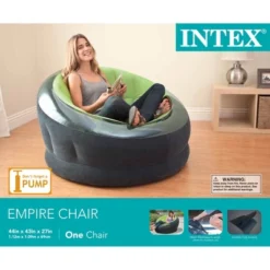 Intex Empire Lime Green Inflatable Blow Up Lounge Dorm Camping Chair & Air Pump -OUTSUNNY Sales GUEST 0dbdc928 9944 48b8 9e3d 6b460ca7dbe5