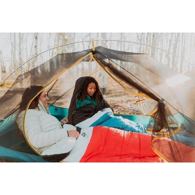 Sierra Designs Synthesis 25 Degree Fahrenheit Long Sleeping Bag - Blue 3 Sierra Designs Synthesis 25 Degree Fahrenheit Long Sleeping Bag - Blue