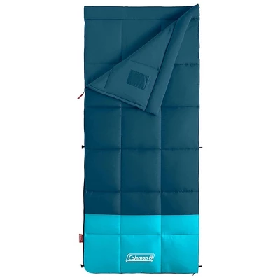 Coleman Montana 8 Person Cabin Camping Hiking Tent With Hinged Door, Blue & Kompact Lightweight Degree 20 Fahrenheit Sleeping Bag (2 Pack) 4 Coleman Montana 8 Person Cabin Camping Hiking Tent With Hinged Door, Blue & Kompact Lightweight Degree 20 Fahrenheit Sleeping Bag (2 Pack) - Image 2
