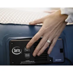 Serta 16" Raised Inflatable Air Mattress With Built In Pump - Queen -OUTSUNNY Sales GUEST 13047017 b423 42a2 931d 970cdaa6c91c