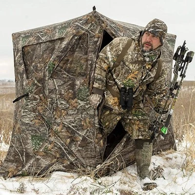 Plano AMEBL3016 Ameristep Outdoor 2 Person Care Taker Kick Out Duck Deer Hunting Blind With Carrying Case, Realtree Edge, Camouflage 4 Plano AMEBL3016 Ameristep Outdoor 2 Person Care Taker Kick Out Duck Deer Hunting Blind With Carrying Case, Realtree Edge, Camouflage - Image 2