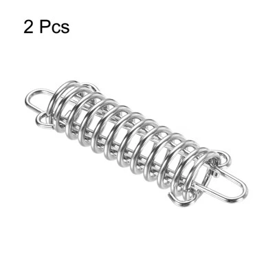 Unique Bargains Tent Spring Buckle Heavy Type Stainless Steel Rope Tensioner Silver 4.7"x1.5" 4 Unique Bargains Tent Spring Buckle Heavy Type Stainless Steel Rope Tensioner Silver 4.7"x1.5" - Image 2