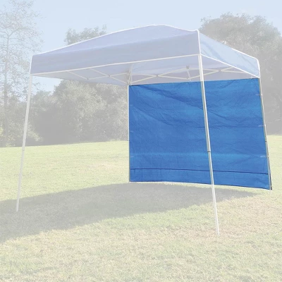 Z-Shade 10 By 10 Foot Instant Pop Up Shade Canopy Tent With 10 Foot Angled Leg Canopy Tent Taffeta Attachment For Beaches, Backyards, Or Events, Blue 4 Z-Shade 10 By 10 Foot Instant Pop Up Shade Canopy Tent With 10 Foot Angled Leg Canopy Tent Taffeta Attachment For Beaches, Backyards, Or Events, Blue - Image 2