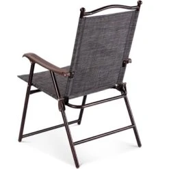 Costway Set Of 2 Patio Folding Sling Back Chairs Camping Deck Garden Beach Gray 15 Costway Set Of 2 Patio Folding Sling Back Chairs Camping Deck Garden Beach Gray -OUTSUNNY Sales GUEST 1876afab ea37 4579 b19d 1b328608533d