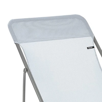 Lafuma Maxi Transat Lightweight Folding Adjustable 4 Position Locking Outdoor Camping Steel Mesh Sling Reclining Chair, Ciel Sky 4 Lafuma Maxi Transat Lightweight Folding Adjustable 4 Position Locking Outdoor Camping Steel Mesh Sling Reclining Chair, Ciel Sky - Image 2