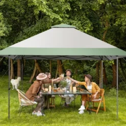Costway 13x13ft Patio Pop-Up Gazebo Canopy Tent Instant Sun Shelter Outdoor Wheeled Bag -OUTSUNNY Sales GUEST 1943f29e 1e4f 44ba ae12 69188dc1d39d