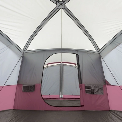 CORE Spacious 11-Person Family Outdoor Camping Cabin Tent With Screen Room, Rain Fly, Ground Stakes, And Carrying Bag, Wine (3 Pack) 6 CORE Spacious 11-Person Family Outdoor Camping Cabin Tent With Screen Room, Rain Fly, Ground Stakes, And Carrying Bag, Wine (3 Pack) - Image 4