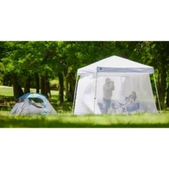 Z-Shade 10' Horizon Angled Leg Breathable Mesh Screen Shelter Protectant Attachment For Horizon Canopy Tents, Blue (Attachment Only) -OUTSUNNY Sales GUEST 19e116e3 9847 441c 89df 346c73164b79