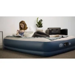 Serta 16" Raised Inflatable Air Mattress With Built In Pump - Queen -OUTSUNNY Sales GUEST 1a49f748 e4eb 4a26 a1d9 7abc649efcae