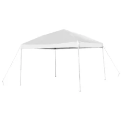 Emma And Oliver 8'x8' Weather Resistant, UV Coated Pop Up Canopy Tent With Reinforced Corners, Height Adjustable Frame And Carry Bag -OUTSUNNY Sales GUEST 1f139f07 e01d 4f7f 90c0 ca238388ba5d