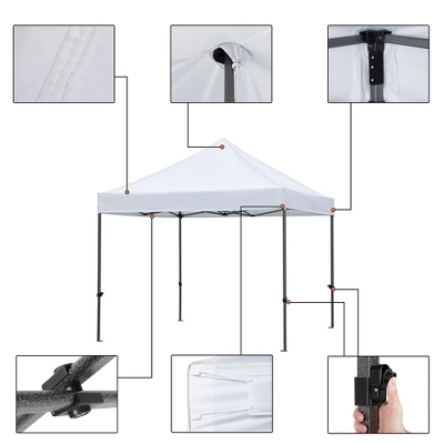 Yaheetech Outdoor Canopy 10'x10' For Camping Wedding Parties 7 Yaheetech Outdoor Canopy 10'x10' For Camping Wedding Parties - Image 5