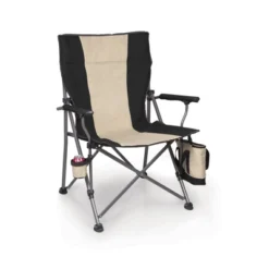 Oniva Big Bear Folding Camp Chair With Cooler XL - Black -OUTSUNNY Sales GUEST 224ec417 44e3 403c 96ed 141ce0a3ccad