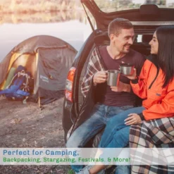 Leisure Sports Extra-Large 3-Season Envelope-Style Sleeping Bag With Carrying Bag - Navy -OUTSUNNY Sales GUEST 2474d9c1 a0db 463e abf3 c987936b1ef2