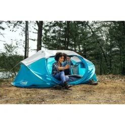 Coleman Pop Up 4 Person Scuba Camping Tent - Blue -OUTSUNNY Sales GUEST 256d2897 eb92 4d37 b602 05834c766b89