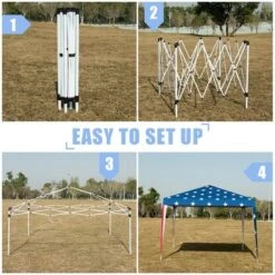 Costway 10'x10' Folding Pop Up Tent Gazebo Canopy Mesh Sidewall -OUTSUNNY Sales GUEST 2ff389d7 e77e 4089 a387 5ada10ad3f68