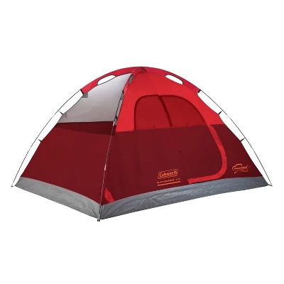 Coleman Flatwoods II 4 Person Tent - Red 3 Coleman Flatwoods II 4 Person Tent - Red