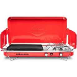 Hike Crew 2-in-1 Portable Gas Camping Stove/Grill With Griddle -OUTSUNNY Sales GUEST 3135cdf1 8e79 4e56 b01e ab0d2bd2e7db