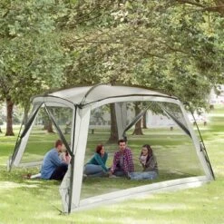 Outsunny Screen Tent, Screen House Room With UV50+ Protection, 2 Doors, And Carry Bag, For Patios Outdoor Camping Activities 10 Outsunny Screen Tent, Screen House Room With UV50+ Protection, 2 Doors, And Carry Bag, For Patios Outdoor Camping Activities -OUTSUNNY Sales GUEST 34118eb1 b418 4222 a773 2257826582aa