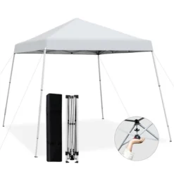 Costway 10x10ft Patio Outdoor Instant Pop-up Canopy Slanted Leg UPF50+ Sun Shelter -OUTSUNNY Sales GUEST 366d8701 ab3b 451c abf2 62f7be47ec29