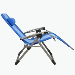 Kamp-Rite KAMPAC186 Outdoor Furniture Camping Beach Patio Sports Oversized Anti Gravity Folding Reclining Chair, Blue (2 Pack) -OUTSUNNY Sales GUEST 37449199 514f 4af4 afdb 00b0f56e8c7e