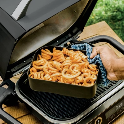 Ninja Woodfire Outdoor 2.5-qt Combo Crisper Basket- Compatible With Ninja Woodfire Grills - XSKCRSPBKT 4 Ninja Woodfire Outdoor 2.5-qt Combo Crisper Basket- Compatible With Ninja Woodfire Grills - XSKCRSPBKT - Image 2