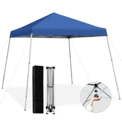 Costway 10x10ft Patio Outdoor Instant Pop-up Canopy Slanted Leg UPF50+ Sun Shelter -OUTSUNNY Sales GUEST 3a78711a b931 48a2 a0b1 7c22194686f7