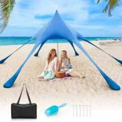 Costway 20 X 20 FT Beach Sunshade Canopy UPF50+ With Carry Bag & 8 Sandbags & Shovel 22 Costway 20 X 20 FT Beach Sunshade Canopy UPF50+ With Carry Bag & 8 Sandbags & Shovel -OUTSUNNY Sales GUEST 3d1a6e24 c53f 4bae 97a0 aef7bd472c35