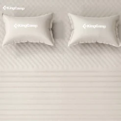 KingCamp Self-Inflating Double Mattress Sleeping Pad Mat With 2 Pillows For Camping, Backpacking, Hiking, Fishing, & Traveling, Beige -OUTSUNNY Sales GUEST 401e5b51 ab37 44ba b0b9 ab5426d7cefe