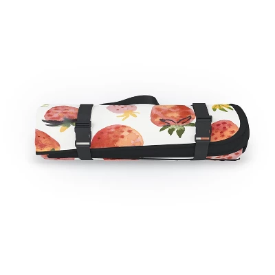 Ninola Design Strawberries Countryside Summer Picnic Blanket - Deny Designs 3 Ninola Design Strawberries Countryside Summer Picnic Blanket - Deny Designs