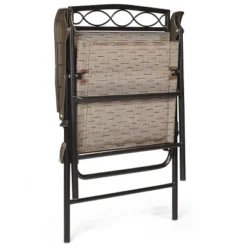 Tangkula 2PCS/4PCS Folding Camping Chair Patio Chairs For Backyard, Garden, Beach With Armrest & Backrest -OUTSUNNY Sales GUEST 4a67682e e806 4701 8223 7d378f02112d