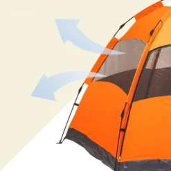 GlareWheel Instant Pop Up Tent 4 Person Orange 9 GlareWheel Instant Pop Up Tent 4 Person Orange -OUTSUNNY Sales GUEST 4b6817f3 ccf7 479f 8cbd e4196f529e3c