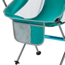 KingCamp Lightweight Padded Highback Folding Lounge Chair With Cupholder, Side Storage Pocket, And Carry Bag For Indoor Or Outdoors, Cyan -OUTSUNNY Sales GUEST 4c852c47 7d2d 4ff3 b47f 3b15da7d3c5c