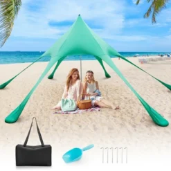 Costway 20 X 20 FT Beach Sunshade Canopy UPF50+ With Carry Bag & 8 Sandbags & Shovel 23 Costway 20 X 20 FT Beach Sunshade Canopy UPF50+ With Carry Bag & 8 Sandbags & Shovel -OUTSUNNY Sales GUEST 4d3a3838 a215 499d bf5a 0aa59ce3263c