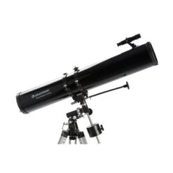 Celestron PowerSeeker 114EQ Telescope With Basic Smartphone Adapter - Black
