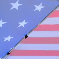 Outsunny 10' X 10' Pop Up Canopy Event Tent With American Flag Roof, Slanted Legs, Easy Height Adjustable For Wedding Party For Patio Backyard Garden -OUTSUNNY Sales GUEST 4fcd9683 65cd 4d3b ac5c 86d7e21047fa