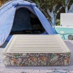 RealTree Edge Camo Sport Air 13" Outdoor Air Mattress With Hands-Free Electric Pump - Queen -OUTSUNNY Sales GUEST 530e10f4 a68e 4111 9ed9 39e1946b4bd9