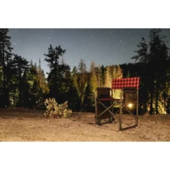 Picnic Time Outdoor Directors Chair - Red/Black -OUTSUNNY Sales GUEST 53b8d75e 0296 41c0 a301 aa5d9c56996f