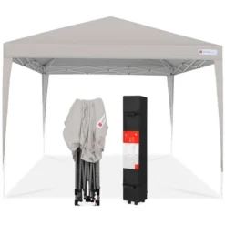 Best Choice Products 10x10ft Pop Up Canopy Outdoor Portable Adjustable Instant Gazebo Tent W/ Carrying Bag -OUTSUNNY Sales GUEST 58ebfbc6 97fc 4a04 b6ab c82d18c5627b