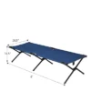 Costway Folding Camping Cot & Bed Heavy-Duty For Adults Kids W/ Carrying Bag 300LBS Blue -OUTSUNNY Sales GUEST 58ef14a5 539b 4061 b66c 13728c15f4cc
