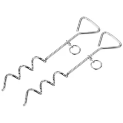 Unique Bargains Tent Stake Spiral Stainless Steel Heavy Load Ground Spike Tie Down Peg -OUTSUNNY Sales GUEST 5e124fa3 6fbe 482a a392 764bdda8126f