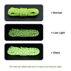Unique Bargains Tent Rope Polyester Cord Fluorescent Reflective For Outdoor Camping -OUTSUNNY Sales GUEST 6009606e d42f 433f b995 e27e879be210