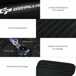 Costway Inflatable SUV Air Backseat Mattress Flocking Travel Pad W/Pump Camping Outdoor -OUTSUNNY Sales GUEST 6065c006 3d93 41b9 a7b5 c3f3cc37748a