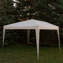 Northlight 10' X 10' Beige Pop-Up Outdoor Canopy Gazebo -OUTSUNNY Sales GUEST 60e45f33 af3e 4bd6 ab76 e26471375df9