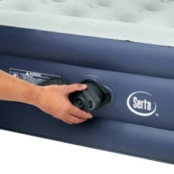 Serta 16" Rechargeable Air Mattress With Electric Pump - Queen -OUTSUNNY Sales GUEST 6128056d d043 4dff 962b cd8cb8ef4c85